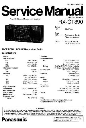 Сервисная инструкция Panasonic RX-CT890 ― Manual-Shop.ru