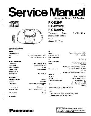 Сервисная инструкция Panasonic RX-D29P ― Manual-Shop.ru