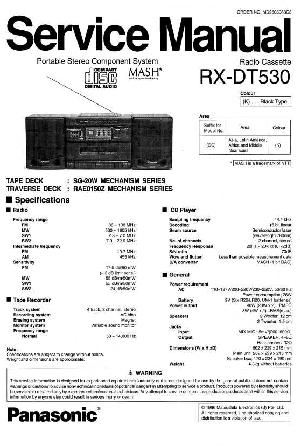 Сервисная инструкция Panasonic RX-DT530 ― Manual-Shop.ru