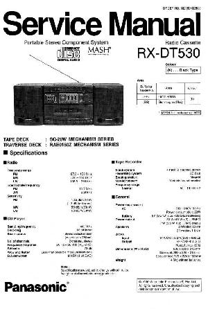 Сервисная инструкция Panasonic RX-DT530EB EG ― Manual-Shop.ru