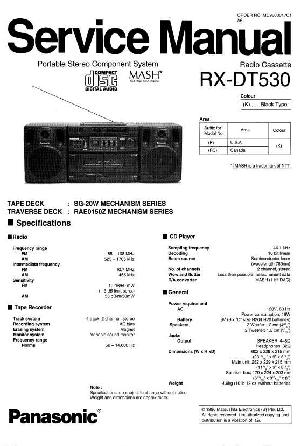 Сервисная инструкция Panasonic RX-DT530P PC ― Manual-Shop.ru