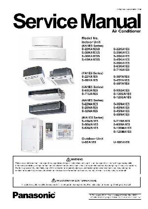 Сервисная инструкция Panasonic S-22KA1E5S ― Manual-Shop.ru