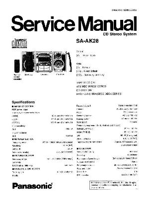 Сервисная инструкция Panasonic SA-AK28 ― Manual-Shop.ru