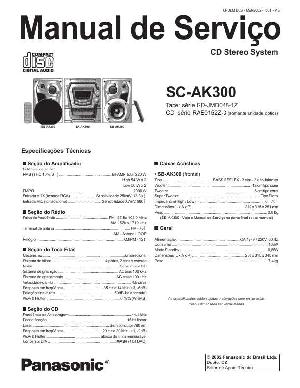 Сервисная инструкция Panasonic SA-AK300 ― Manual-Shop.ru