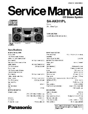 Сервисная инструкция Panasonic SA-AK311PL ― Manual-Shop.ru