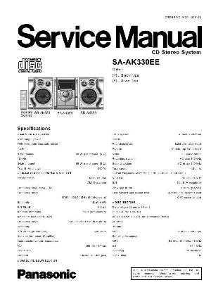 Сервисная инструкция Panasonic SA-AK330EE ― Manual-Shop.ru