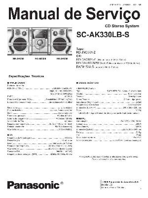 Сервисная инструкция Panasonic SA-AK330LB ― Manual-Shop.ru