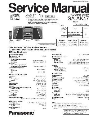 Сервисная инструкция Panasonic SA-AK47 ― Manual-Shop.ru
