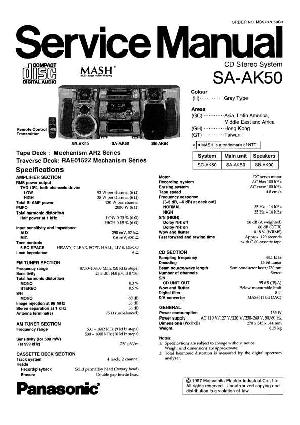 Сервисная инструкция Panasonic SA-AK50 ― Manual-Shop.ru
