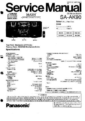 Сервисная инструкция Panasonic SA-AK90 ― Manual-Shop.ru