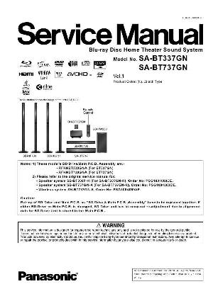 Сервисная инструкция Panasonic SA-BT337GN, SA-BT737GN ― Manual-Shop.ru