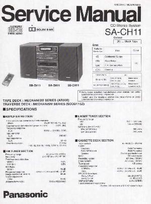 Сервисная инструкция Panasonic SA-CH11 ― Manual-Shop.ru