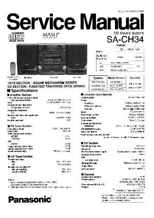 Сервисная инструкция Panasonic SA-CH34 ― Manual-Shop.ru