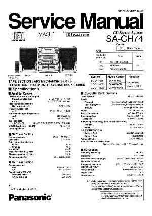 Сервисная инструкция Panasonic SA-CH74E, EB, EG ― Manual-Shop.ru