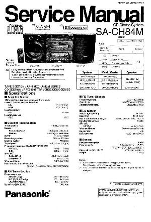 Сервисная инструкция Panasonic SA-CH84M ― Manual-Shop.ru