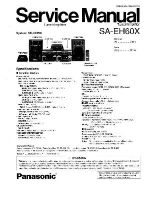Сервисная инструкция Panasonic SA-EH60X ― Manual-Shop.ru