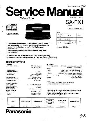 Сервисная инструкция Panasonic SA-FX1 ― Manual-Shop.ru