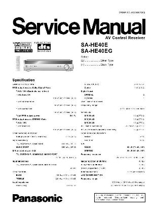 Сервисная инструкция Panasonic SA-HE40E ― Manual-Shop.ru