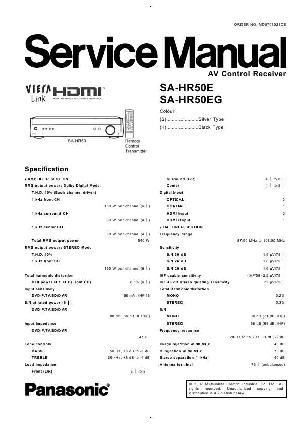 Сервисная инструкция Panasonic SA-HR50E EG ― Manual-Shop.ru