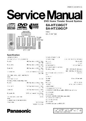Сервисная инструкция Panasonic SA-HT330GCP  ― Manual-Shop.ru