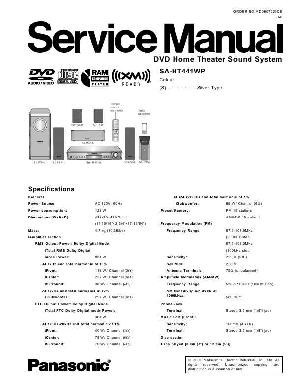 Сервисная инструкция Panasonic SA-HT441WP ― Manual-Shop.ru
