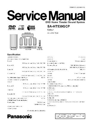 Сервисная инструкция Panasonic SA-HT530GCP  ― Manual-Shop.ru