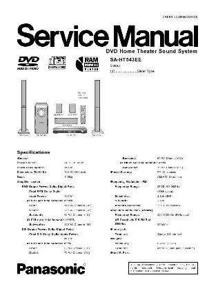 Сервисная инструкция Panasonic SA-HT543EE ― Manual-Shop.ru