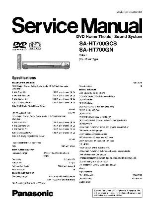 Сервисная инструкция Panasonic SA-HT700GCS, GN ― Manual-Shop.ru
