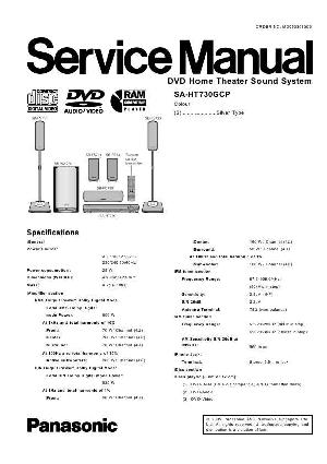 Сервисная инструкция Panasonic SA-HT730GCP ― Manual-Shop.ru