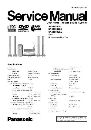 Сервисная инструкция Panasonic SA-HT990E ― Manual-Shop.ru