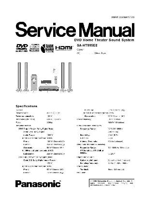 Сервисная инструкция Panasonic SA-HT995EE ― Manual-Shop.ru