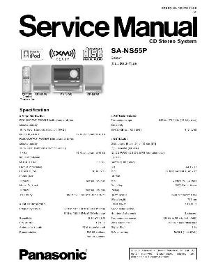 Сервисная инструкция Panasonic SA-NS55P ― Manual-Shop.ru