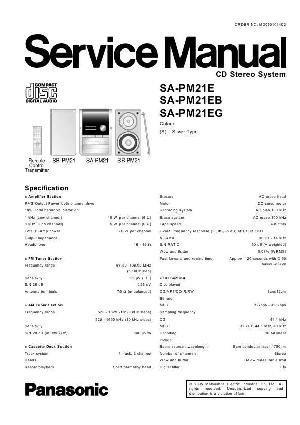 Сервисная инструкция Panasonic SA-PM21E, EB, EG ― Manual-Shop.ru