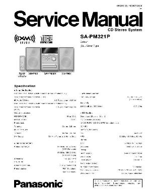 Сервисная инструкция Panasonic SA-PM321P ― Manual-Shop.ru
