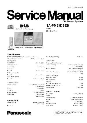 Сервисная инструкция Panasonic SA-PM33DBEB ― Manual-Shop.ru