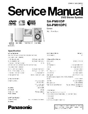 Сервисная инструкция Panasonic SA-PM91D ― Manual-Shop.ru
