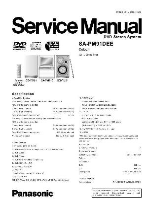 Сервисная инструкция Panasonic SA-PM91DEE  ― Manual-Shop.ru