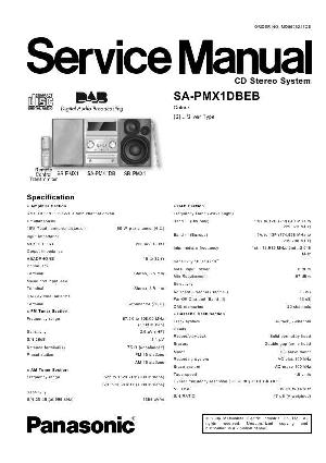 Сервисная инструкция Panasonic SA-PMX1DBEB ― Manual-Shop.ru