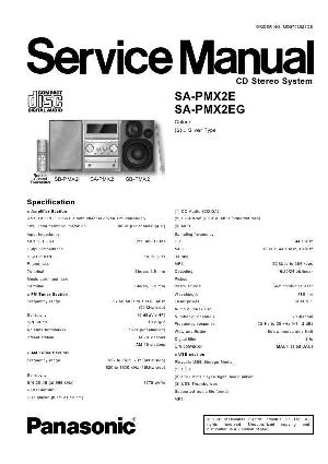 Сервисная инструкция Panasonic SA-PMX2E, EG ― Manual-Shop.ru