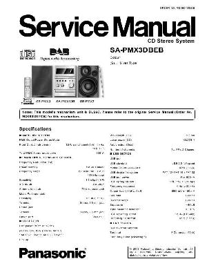 Сервисная инструкция Panasonic SA-PMX3DBEB ― Manual-Shop.ru