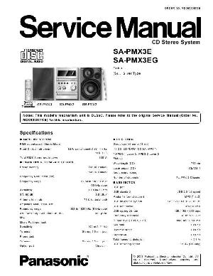 Сервисная инструкция Panasonic SA-PMX3E, EG ― Manual-Shop.ru