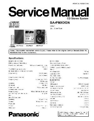 Сервисная инструкция Panasonic SA-PMX3GN ― Manual-Shop.ru