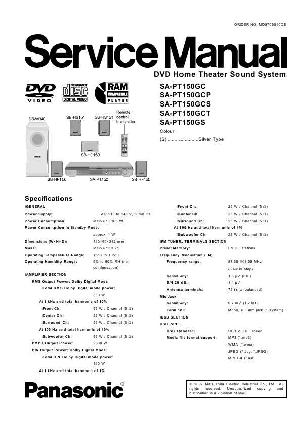 Сервисная инструкция Panasonic SA-PT150 ― Manual-Shop.ru