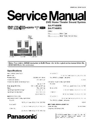 Сервисная инструкция Panasonic SA-PT460EB, EG ― Manual-Shop.ru
