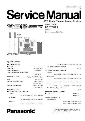 Сервисная инструкция Panasonic SA-PT760P, PC ― Manual-Shop.ru