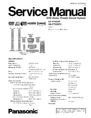 Сервисная инструкция Panasonic SA-PT950P PC ― Manual-Shop.ru