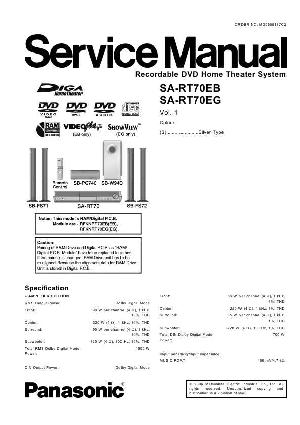 Сервисная инструкция Panasonic SA-RT70EB ― Manual-Shop.ru