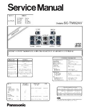 Сервисная инструкция Panasonic SA-TM82AV, SC-TM82AV ― Manual-Shop.ru
