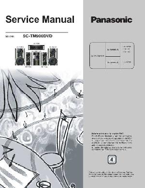 Сервисная инструкция Panasonic SA-TM900DVD ― Manual-Shop.ru