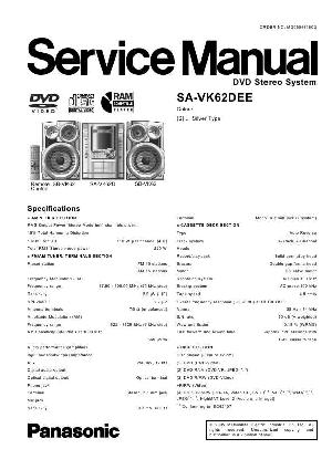 Сервисная инструкция Panasonic SA-VK62DEE (SC-VK62DEE) ― Manual-Shop.ru